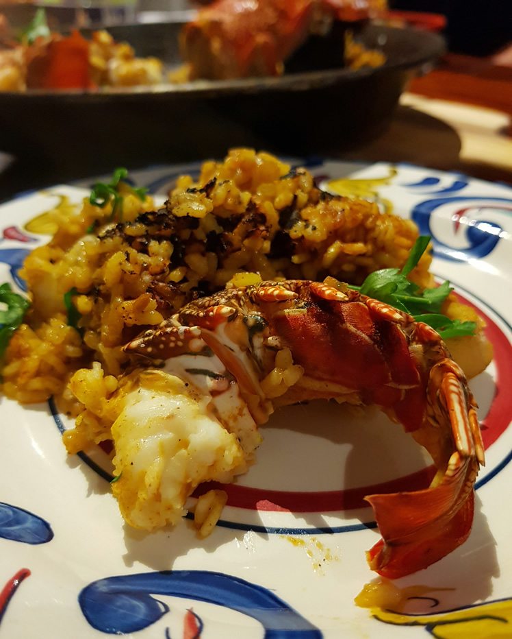 Lobster-paella